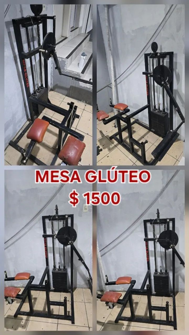 Mesa glúteo máquina academia