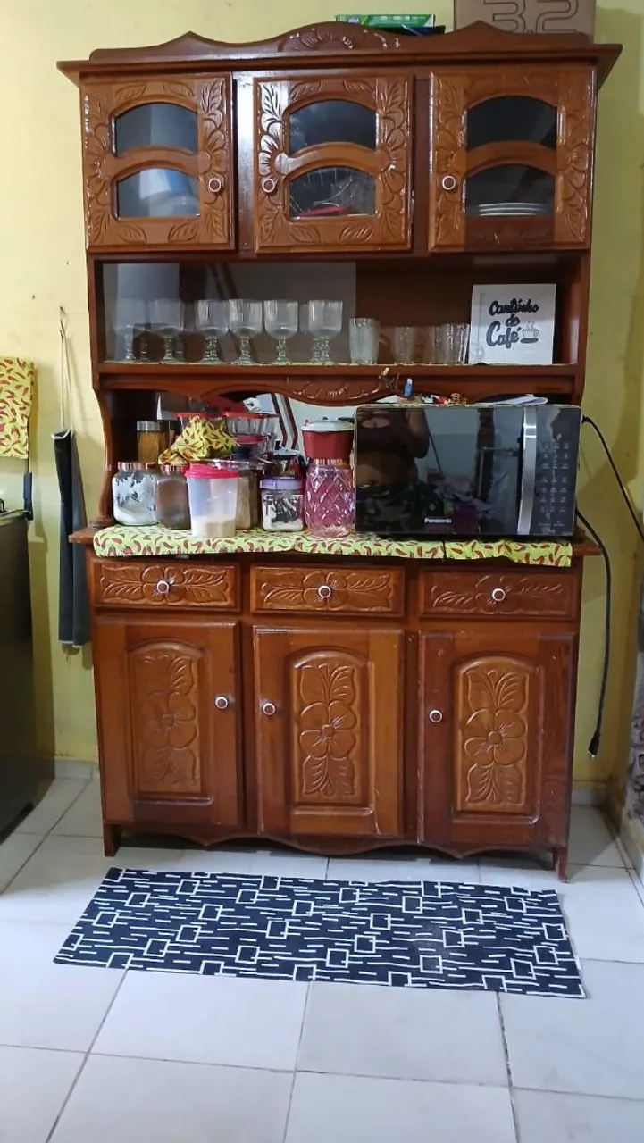 Armário de madeira para cozinha