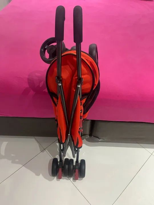 Carrinho de Pet Dobrável Vermelho