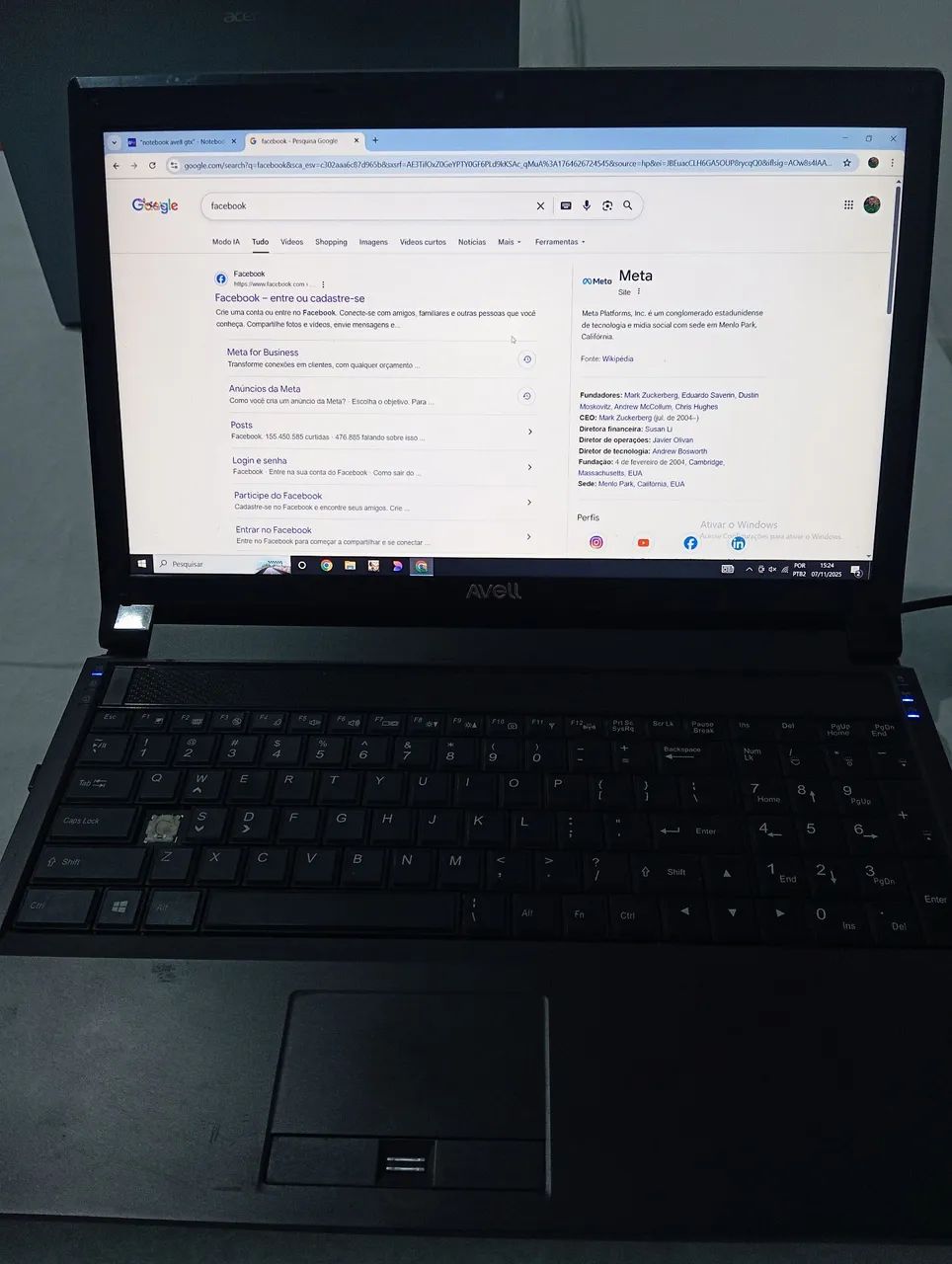 Notebook Avell octa-core 32gb de ram