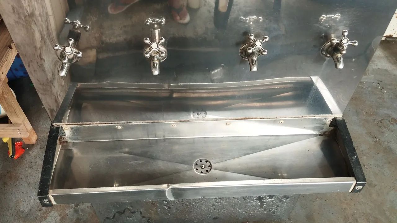 Bebedouro  purificador de água industrial em aço inox - Foto 4