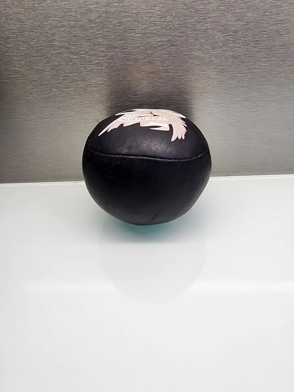 Primeira Bola do bebê de couro da  Harley-Davidson 10cm  - Foto 4