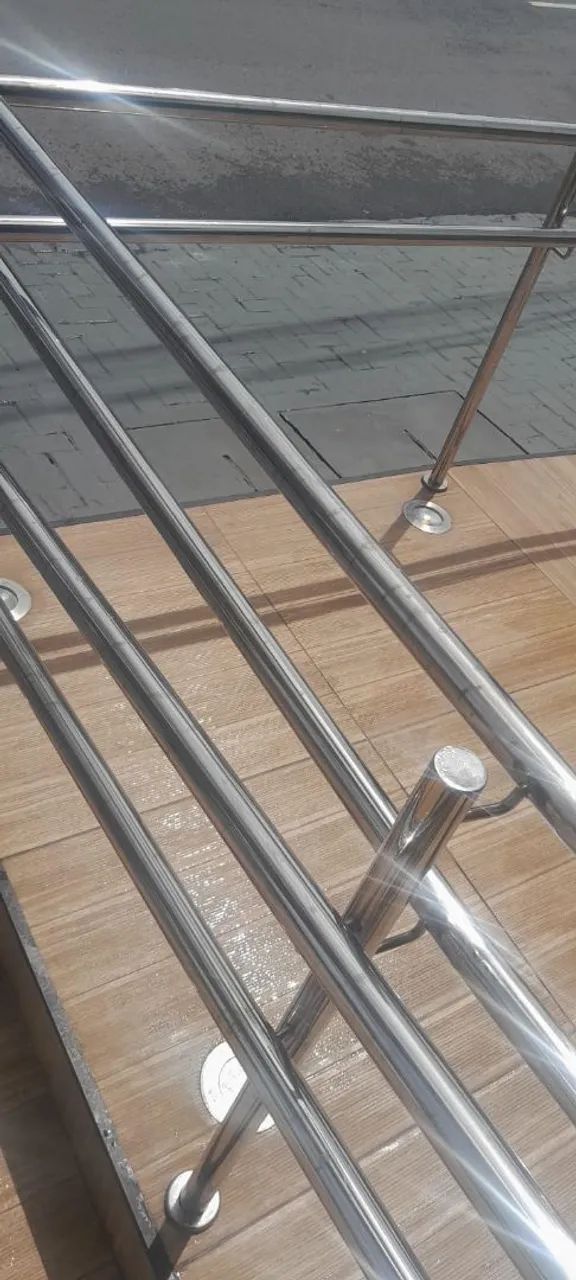 corrimão em aço inox  - Foto 3