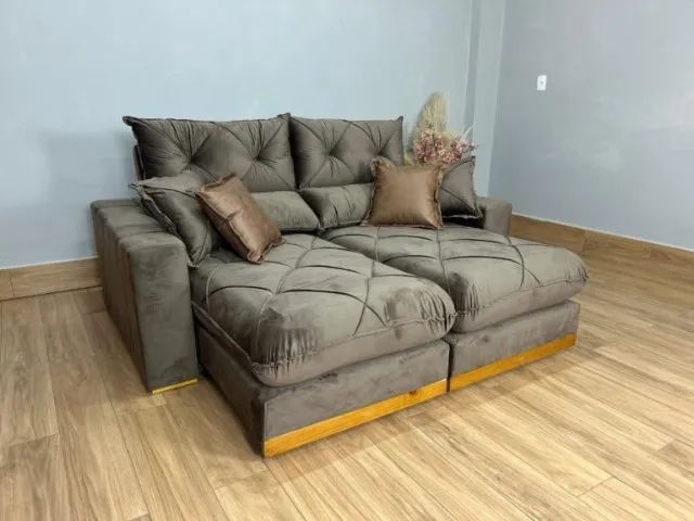 Sofá Retrátil e Reclinável Gran Bello 2,50 m - Pronta Entrega! - Foto 2