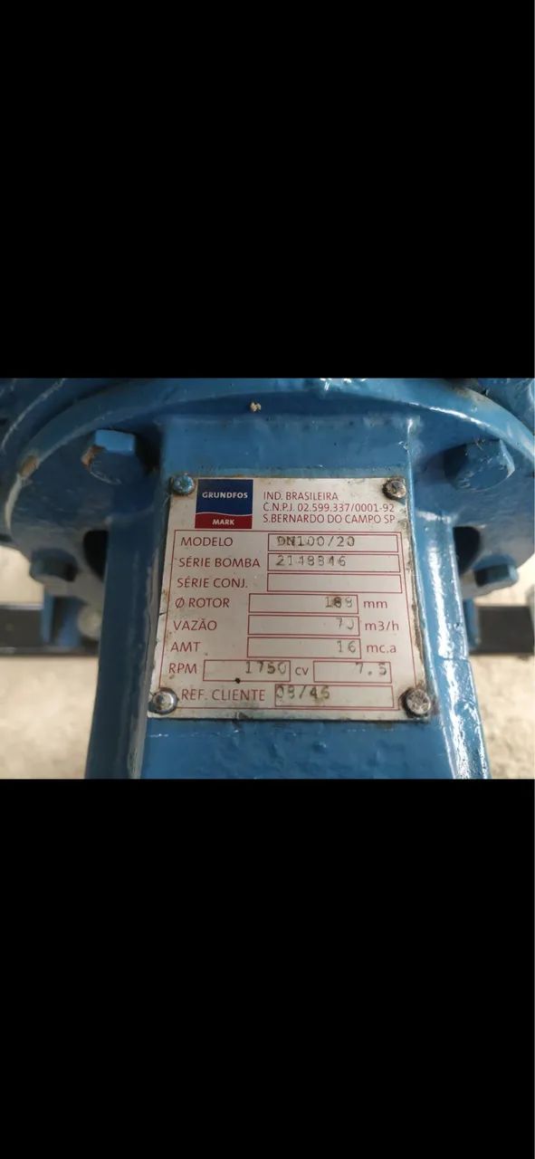 Motobomba elétrica 7,5cv  - Foto 2