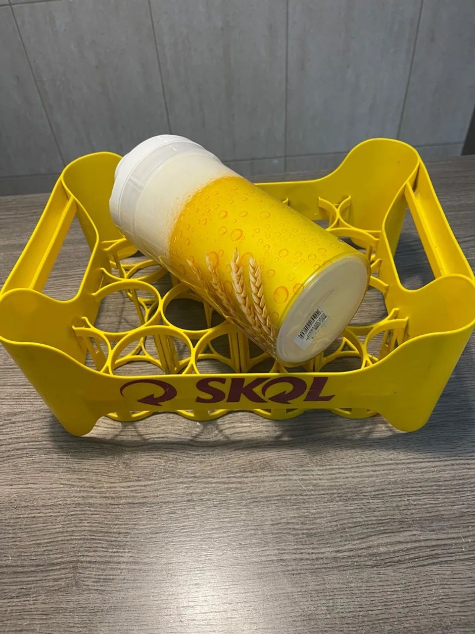 Mini engradado para garrafa