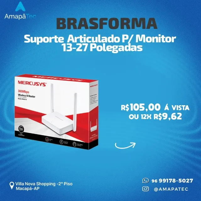 Roteador Mercusys 300Mbps