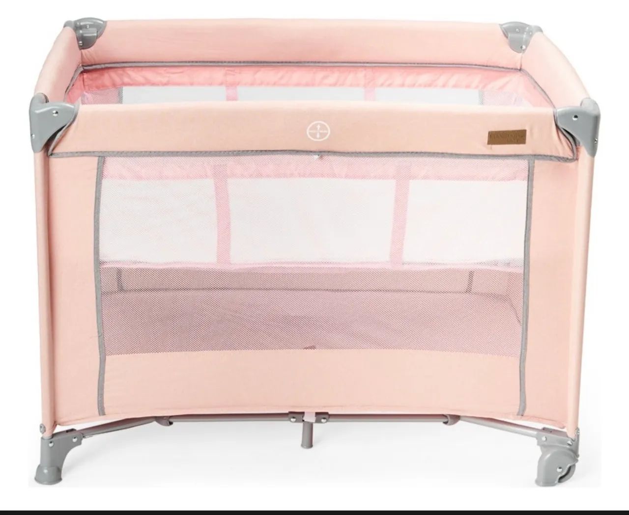 Berço Portátil Rosa para Bebê