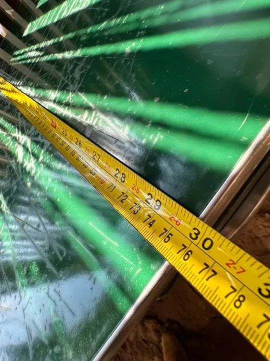 Mesa de Escritório Vintage com Tampo Verde - Foto 6