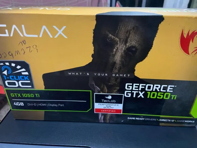 Placa de Video GTX 1050TI 4GB com Defeito