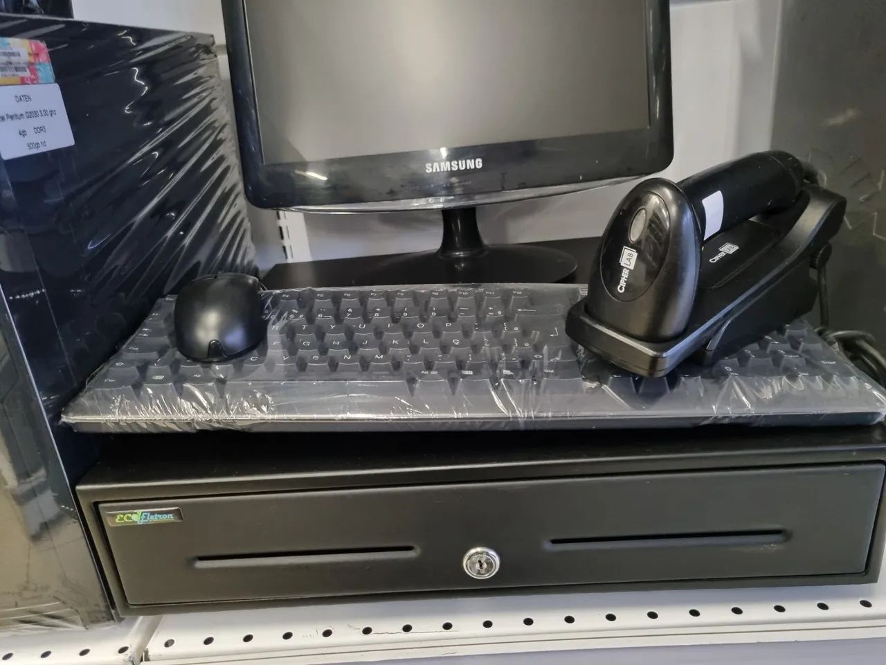 Computador Completo com Impressora + Leitor de Código de Barras + Gaveta Garantia e NF-e  - Foto 3