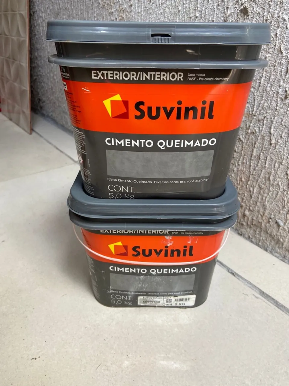 Cimento Queimado Suvinil 5kg - Exterior/Interior