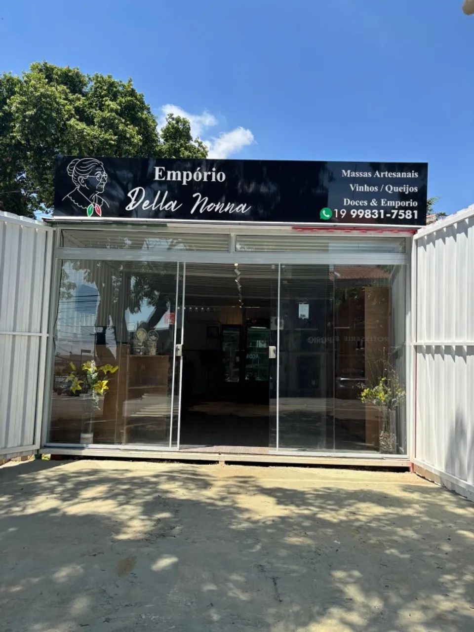 CONTAINER FIXO 4X8 CLIMATIZADO COM PORTA DE VIDRO E TELHADO SANDUICHE  - Foto 4