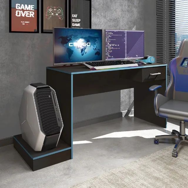 Mesa Gamer para Computador - Na Caixa