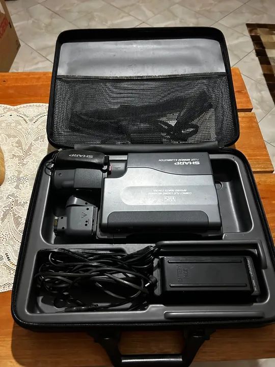 Câmera Filmadora VHS Sharp Retrô  - Foto 3