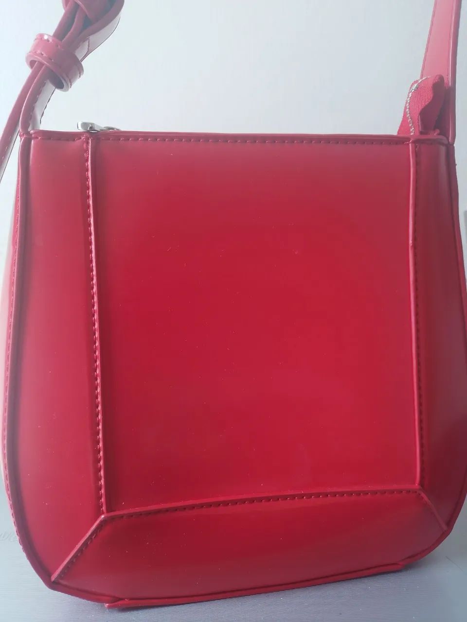 Linda bolsa vermelha usada apenas 1 vez  - Foto 2