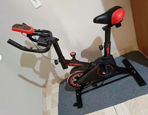 Bicicleta Bike Ergometrica Spinning Academia Fitness Profissional 120kg - Foto 4