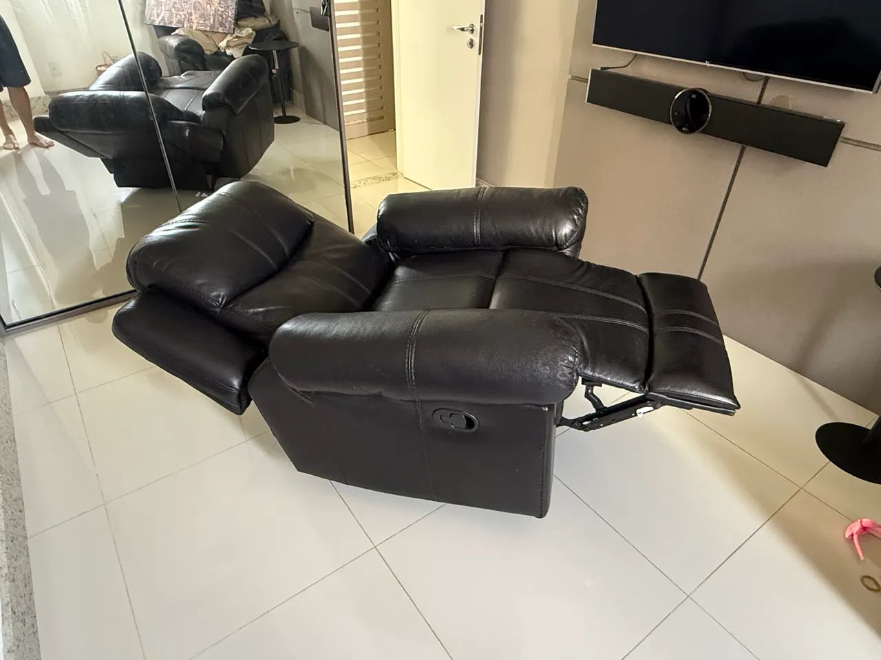 Poltrona do papai reclinável e com balanço ultra confortável 