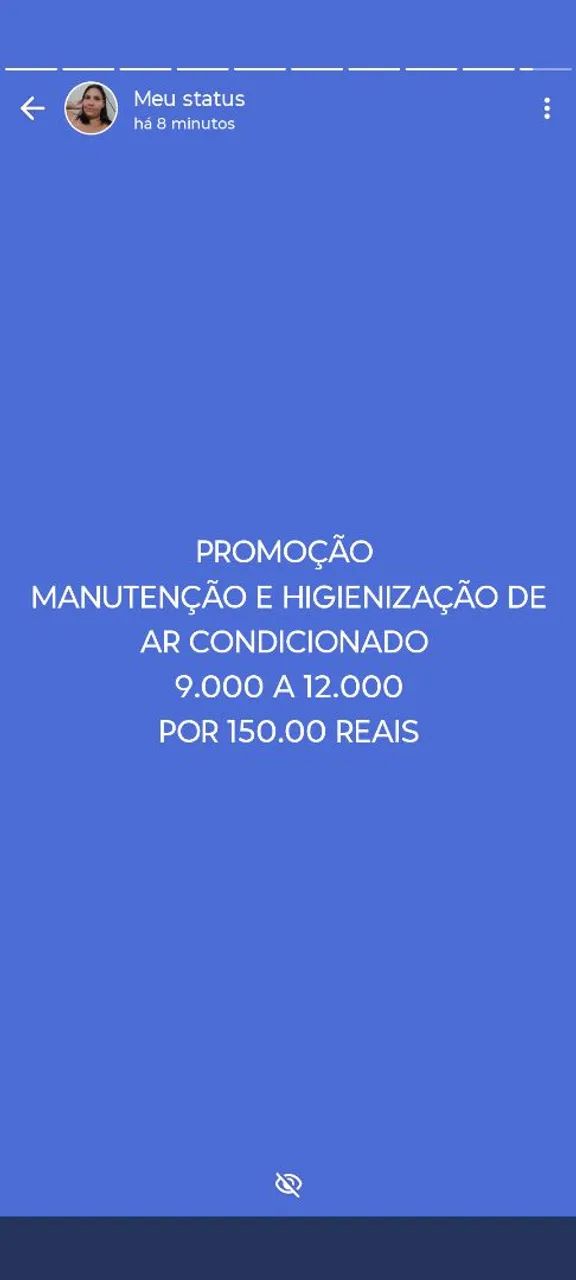 Promoção: Manutenção e Higienização de Ar Condicionado