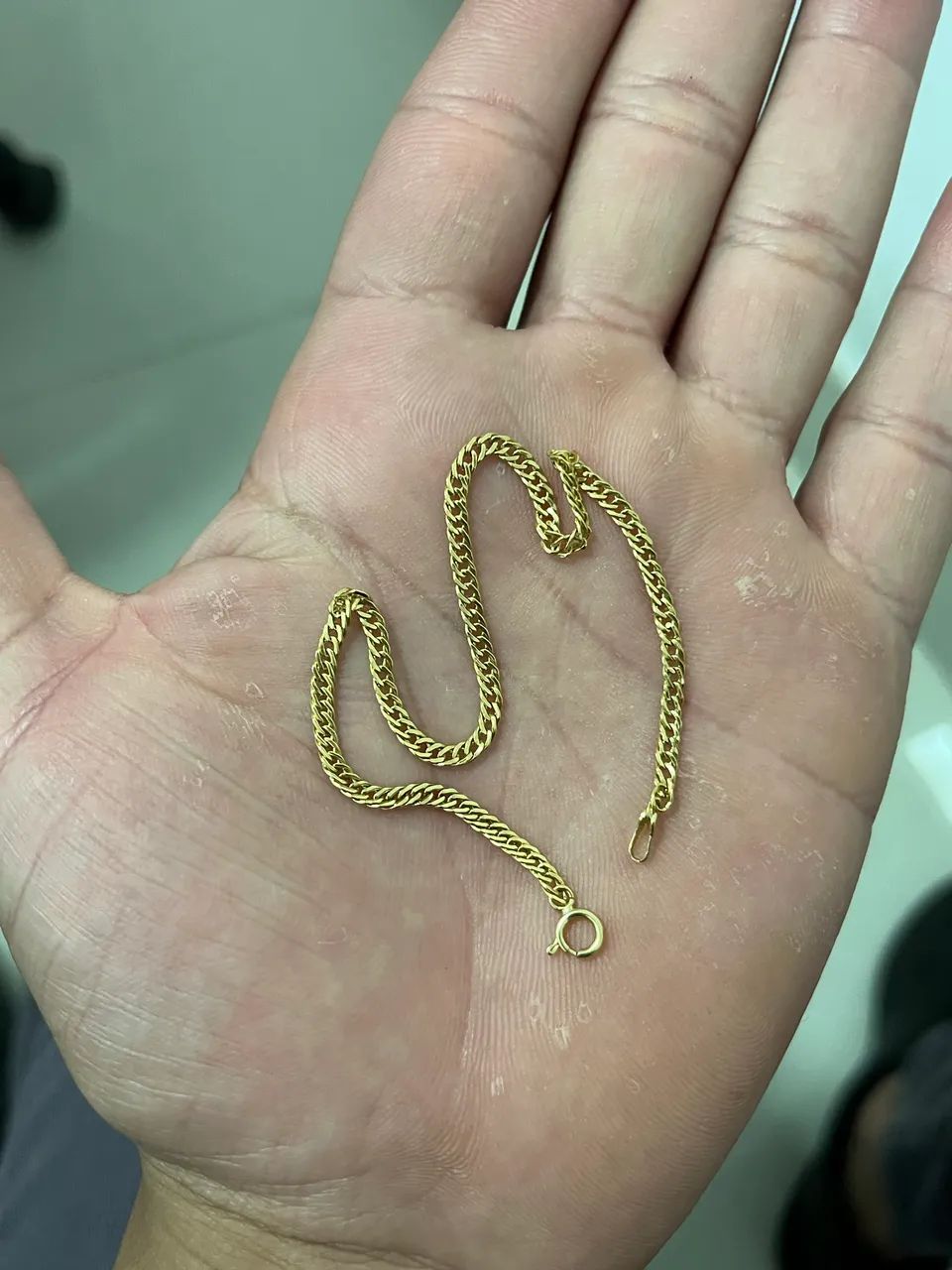 Pulseira Fina de Ouro18 