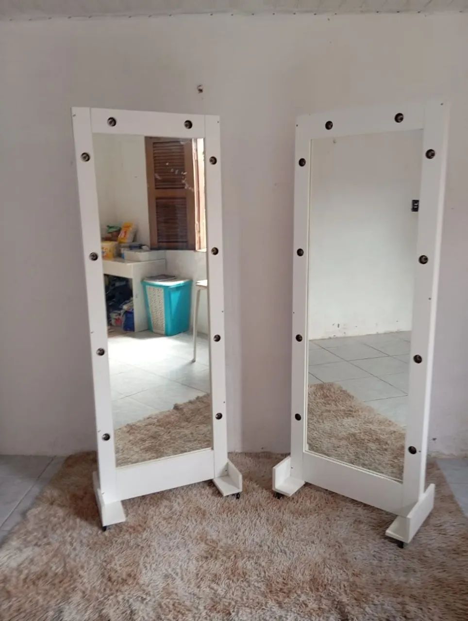 Espelhos com iluminação para penteadeira