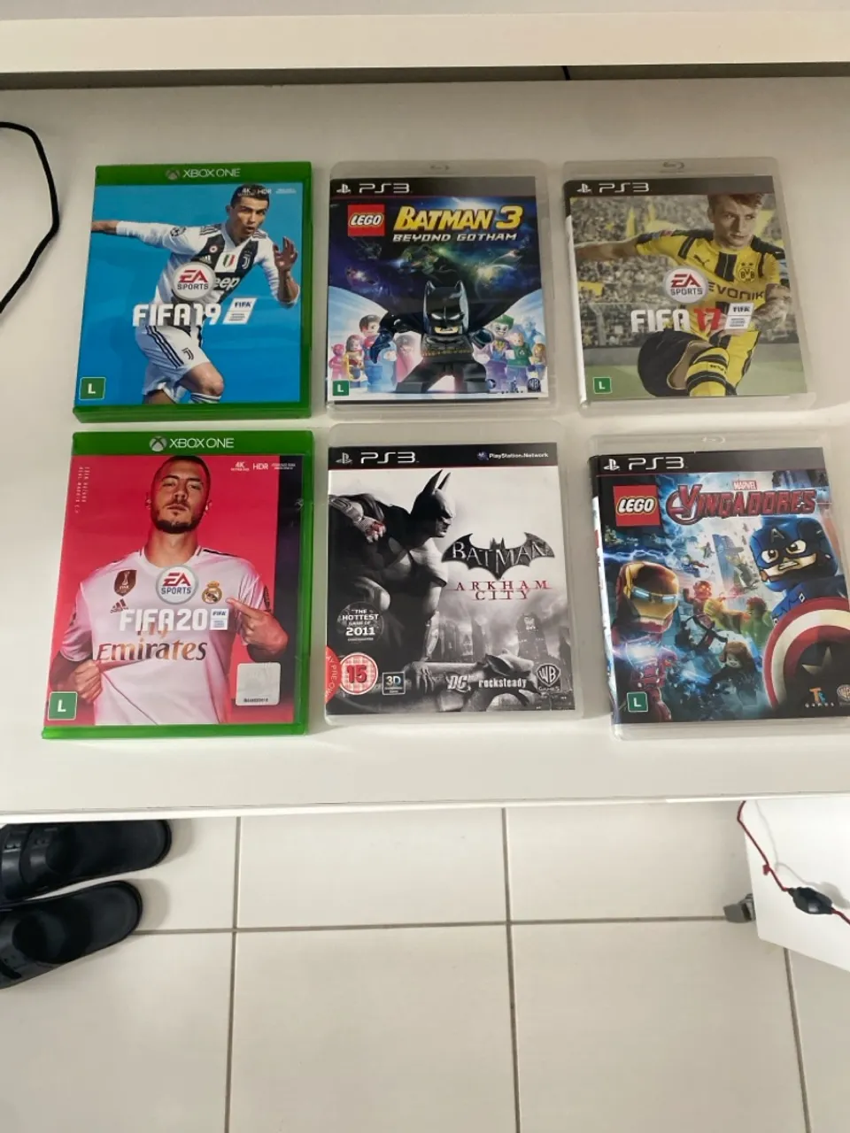 Jogos de Playstation 3 e Xbox One Fifa