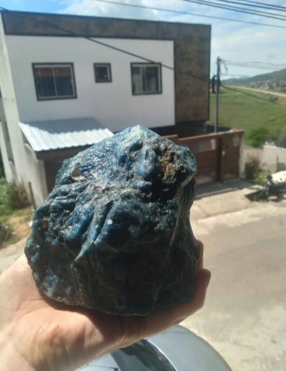 Pedra decorativa azul para jardim - Foto 2
