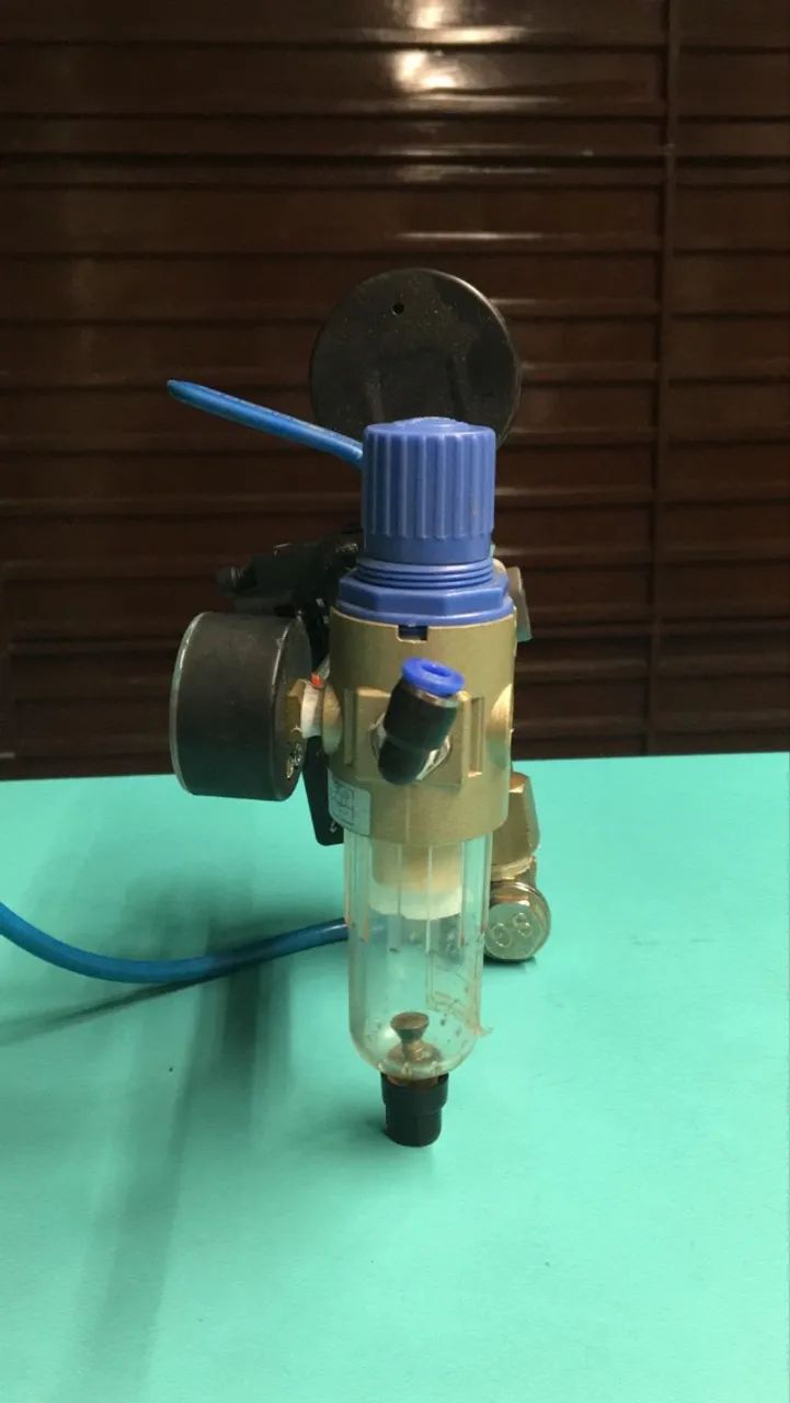 CONJUNTO FILTRO REGULADOR E FILTRO LUBRIFICADOR PARA PNELMATICACADOR E IL DE AR  - Foto 3