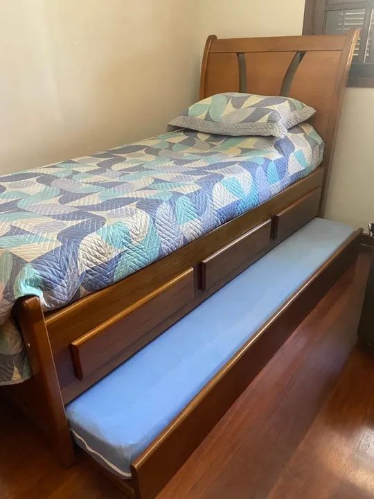 Cama com Gaveta Madeira - Foto 2