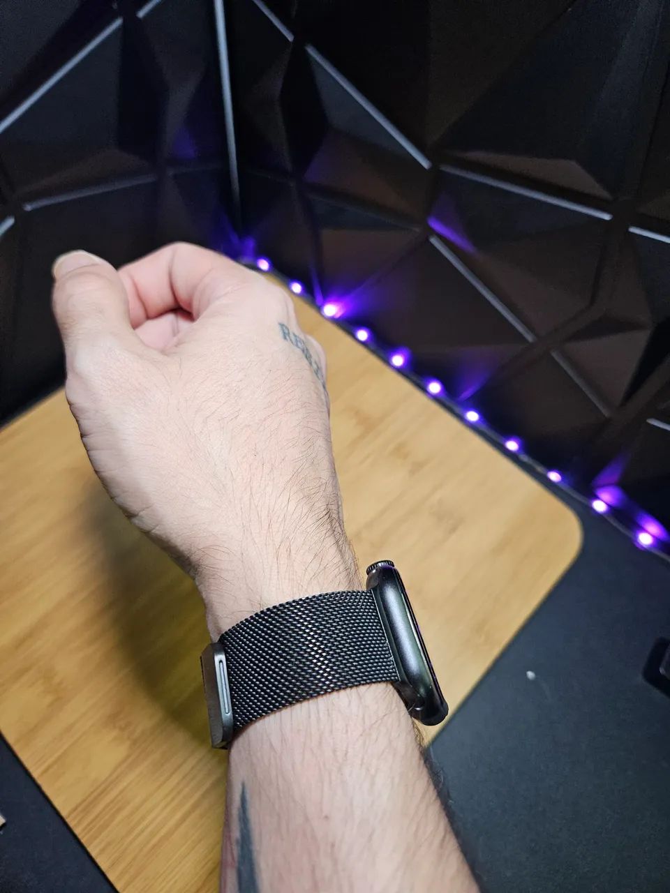 Pulseira Milanese Black para Apple Watch ou similares - Foto 4
