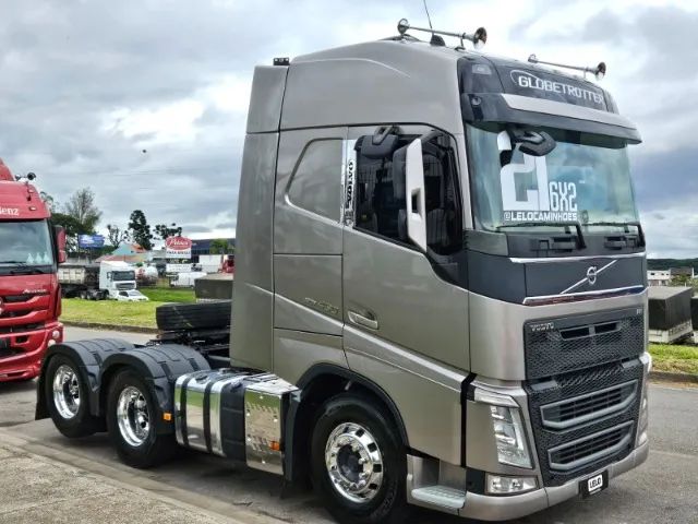 Volvo FH 460 6x2 Globetrotter Teto Alto Automático Euro 5 Pacote LC Rodas de Alumínio