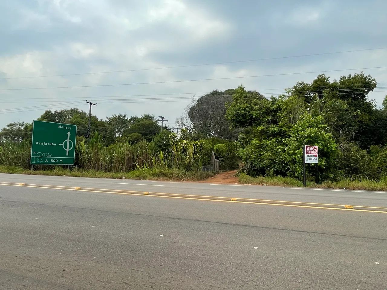 Vende-se terreno na principal 70km