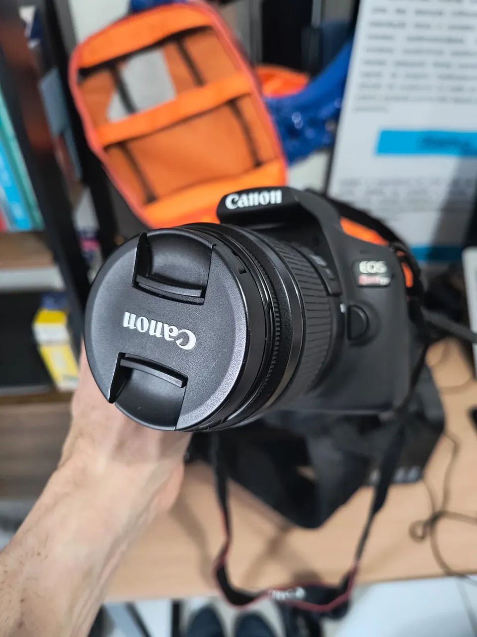 Canon EOS Rebel T7 + Lente 18-55 IS + Mochila | Perfeita! - Foto 3