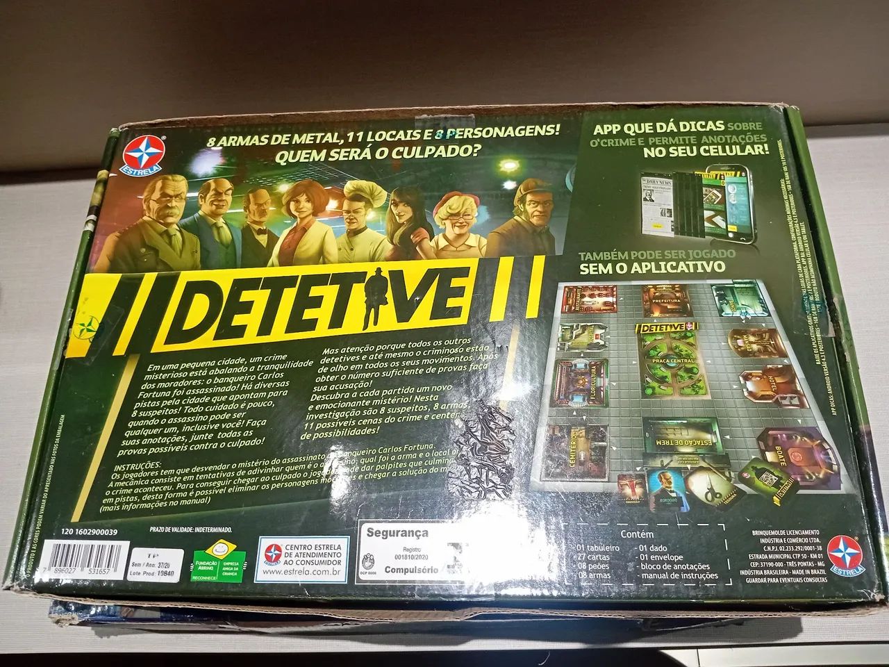 Detetive Jogo de Tabuleiro da Estrela - Foto 2