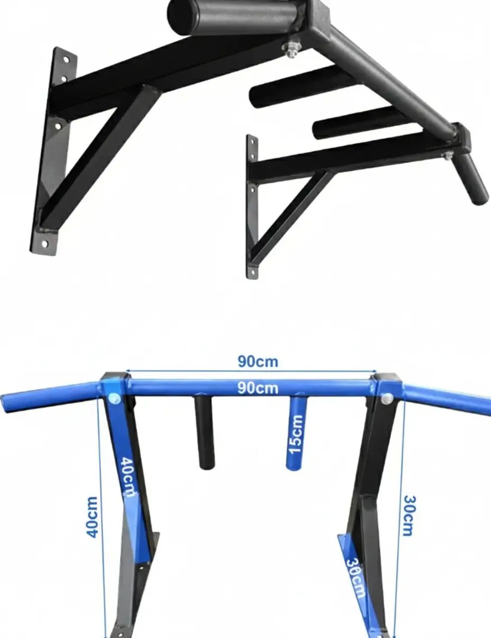 Barra fixa + Paralela e triceps com encosto - Foto 2
