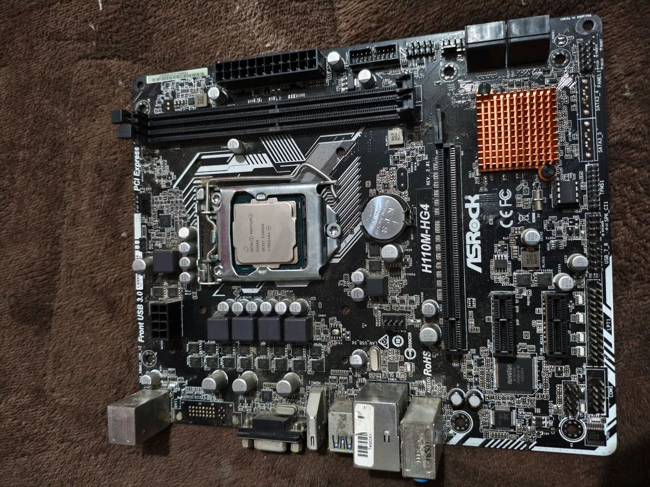 Kit Placa Mãe Asrock H110m + Pentium G4560 - Foto 2