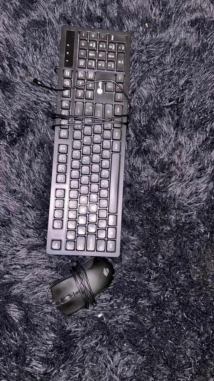     Kit Teclado e Mouse - Funcionando Perfeitamente
