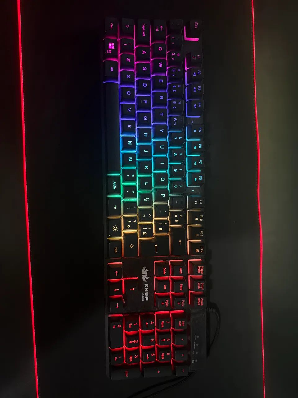 Teclado Knup KP-2050 USB - Funcionando Perfeitamente