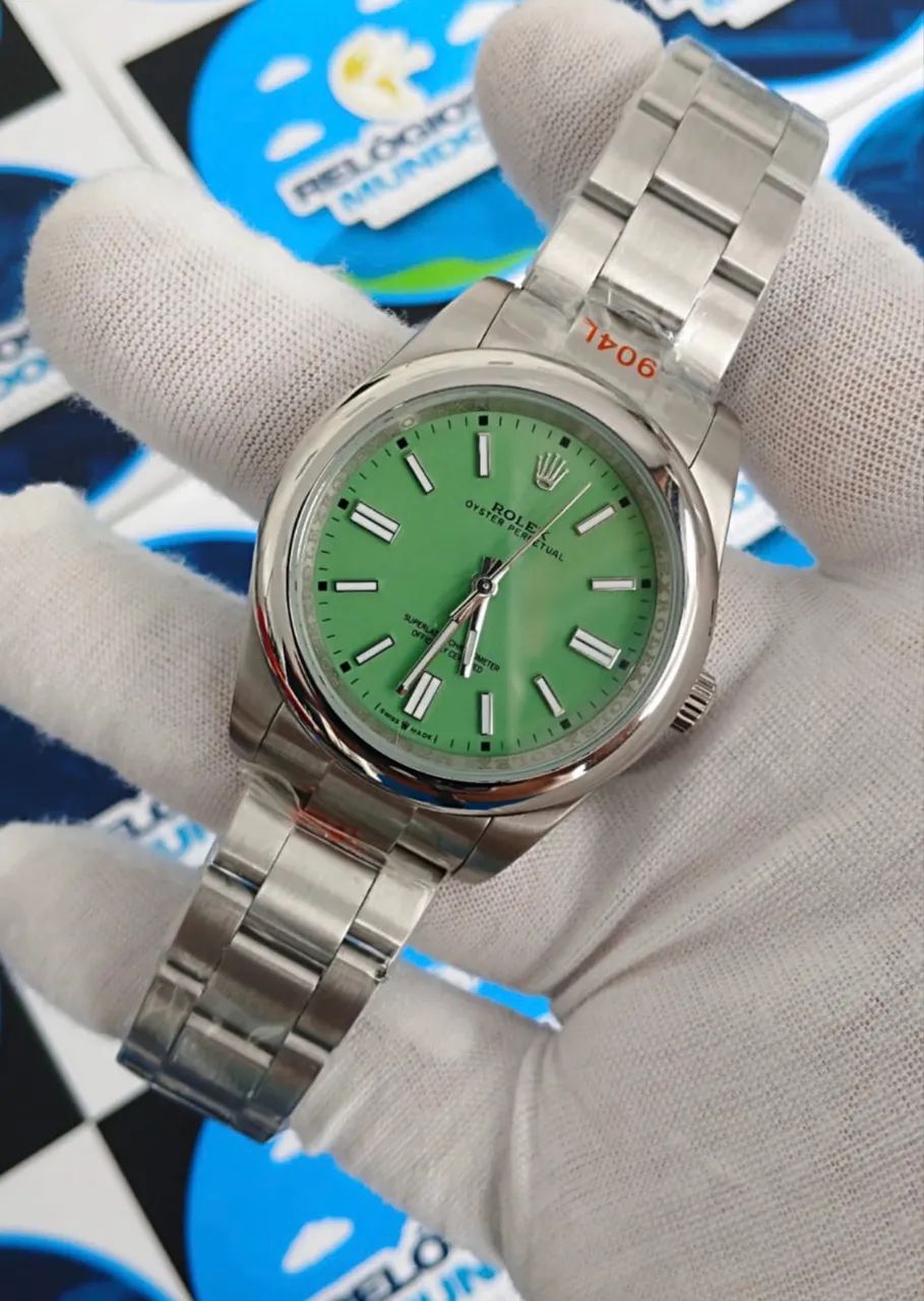 Relógio RLX oyster perpetual pistache Automático  - Foto 3