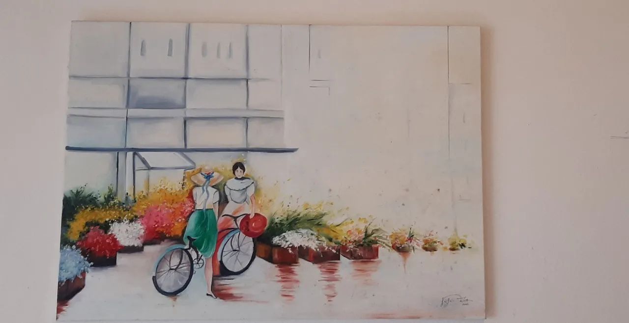 Quadro pintura à óleo 