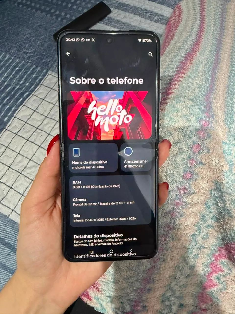 Motorola razr 40 ultra 256gb  - Foto 5