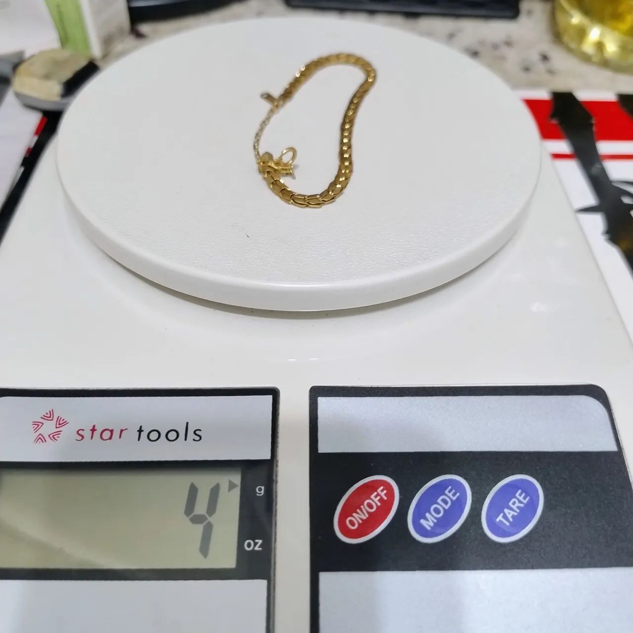 Pulseira de ouro 18 k  - Foto 3
