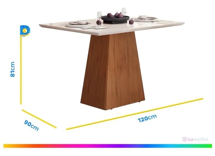 Mesa de Jantar 4 cadeiras 
