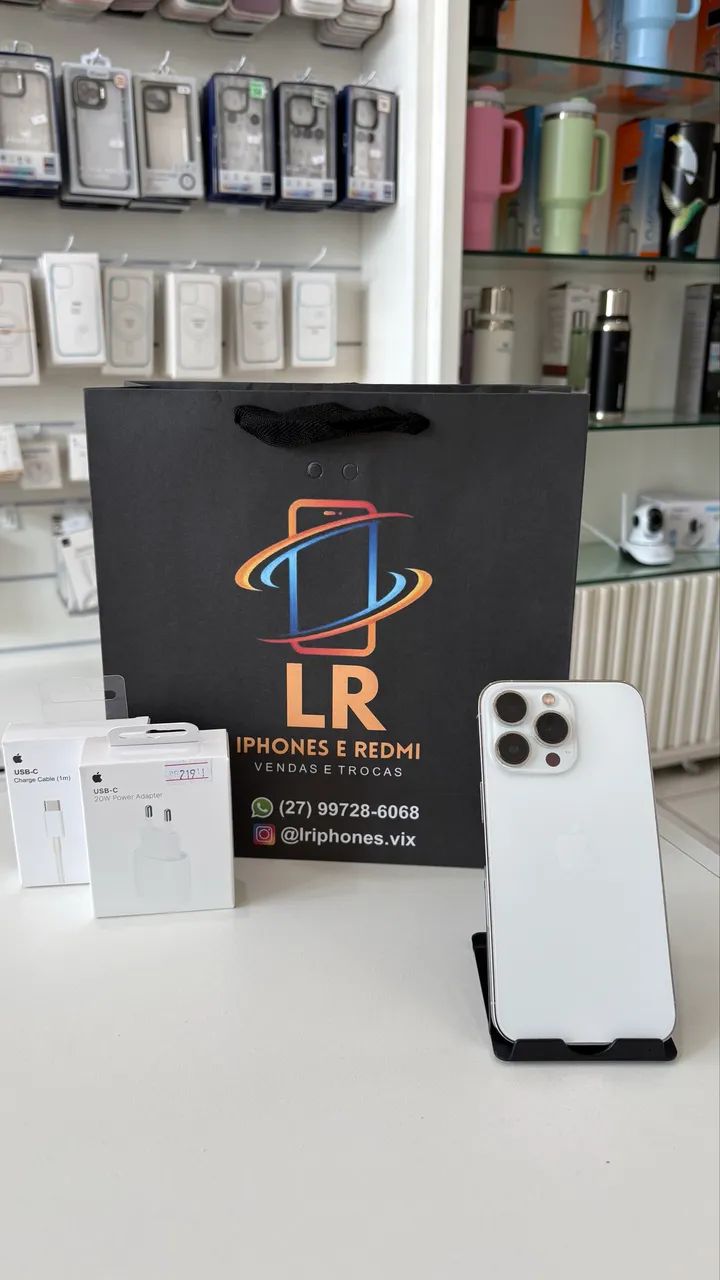 iPhone 13 Pro branco 128GB 