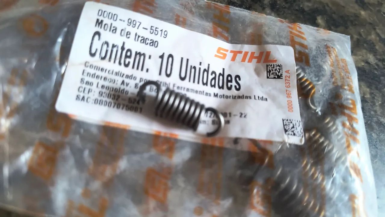 Kit com 10 molas de tração stihl - Foto 2