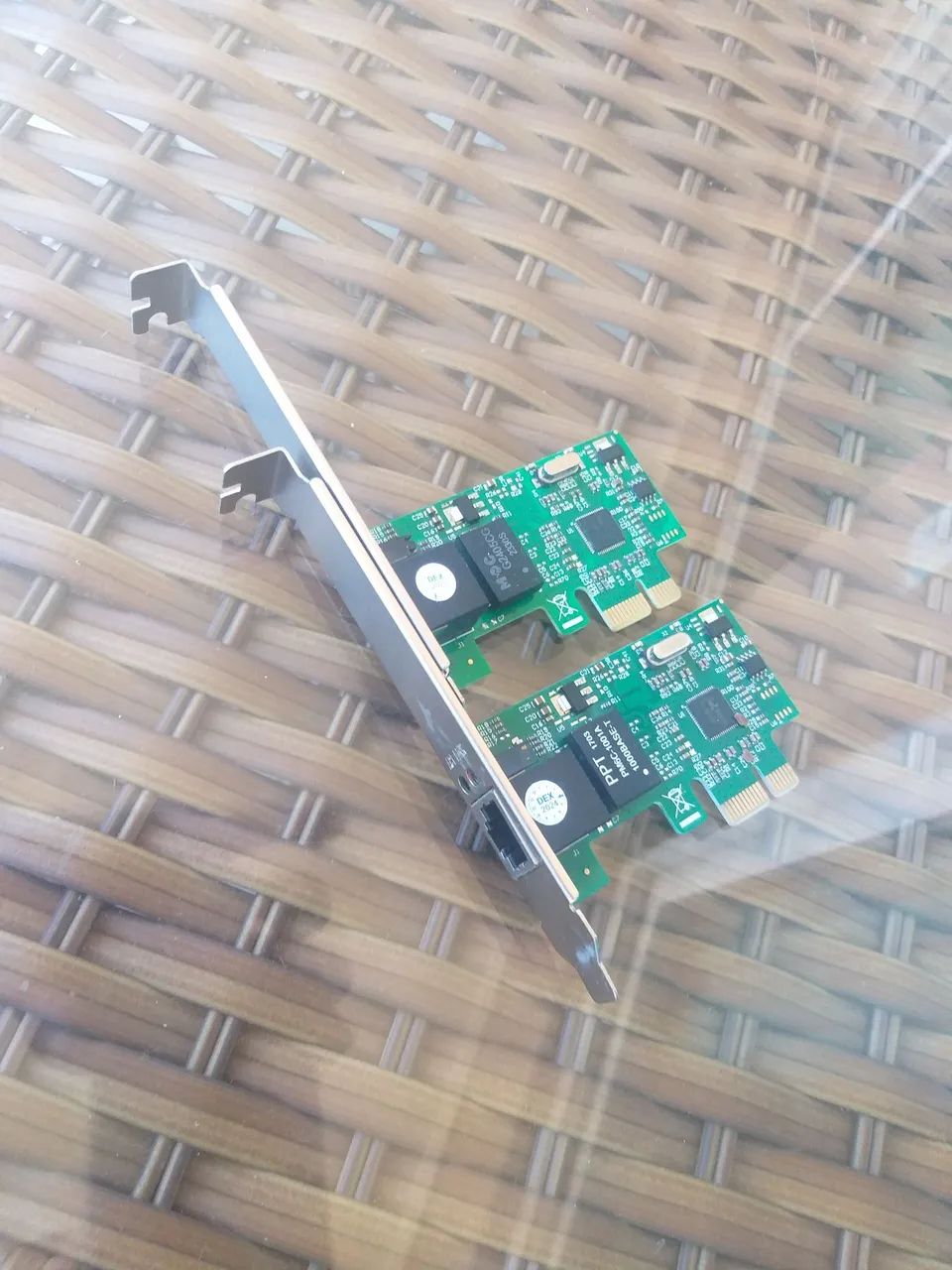 2 Placas de Rede Pcie Express 1 Gbps Novas - Foto 3