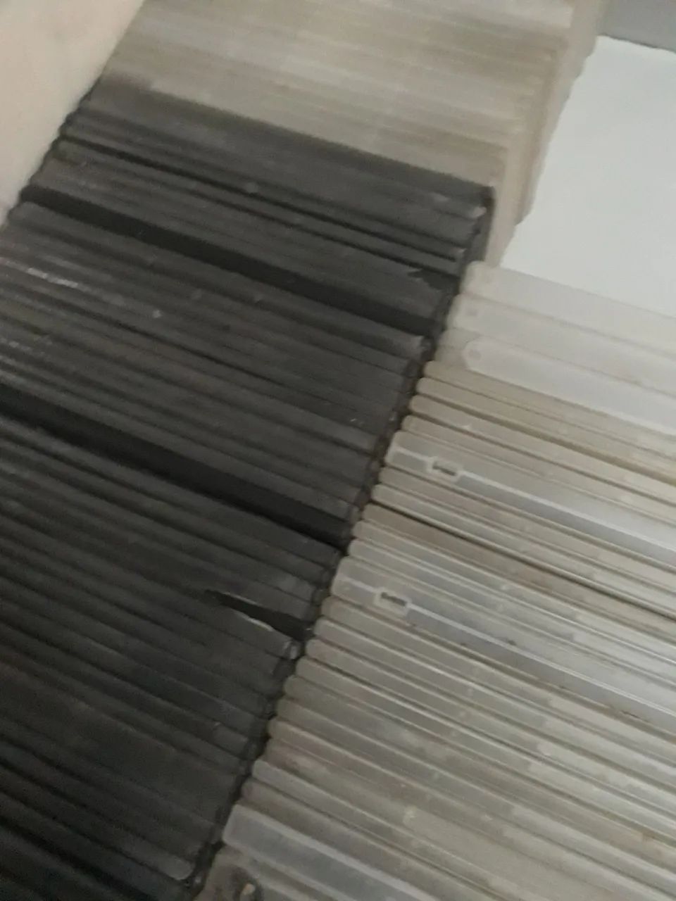 100 capas de DVD usadas