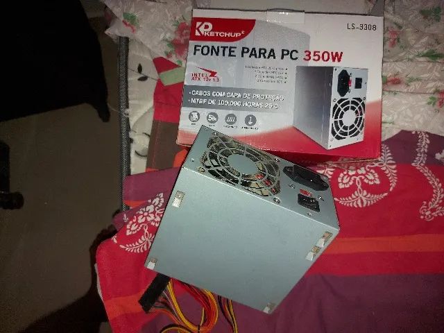 Fonte para PC seminova no precinho para desapegar rapido. - Foto 2