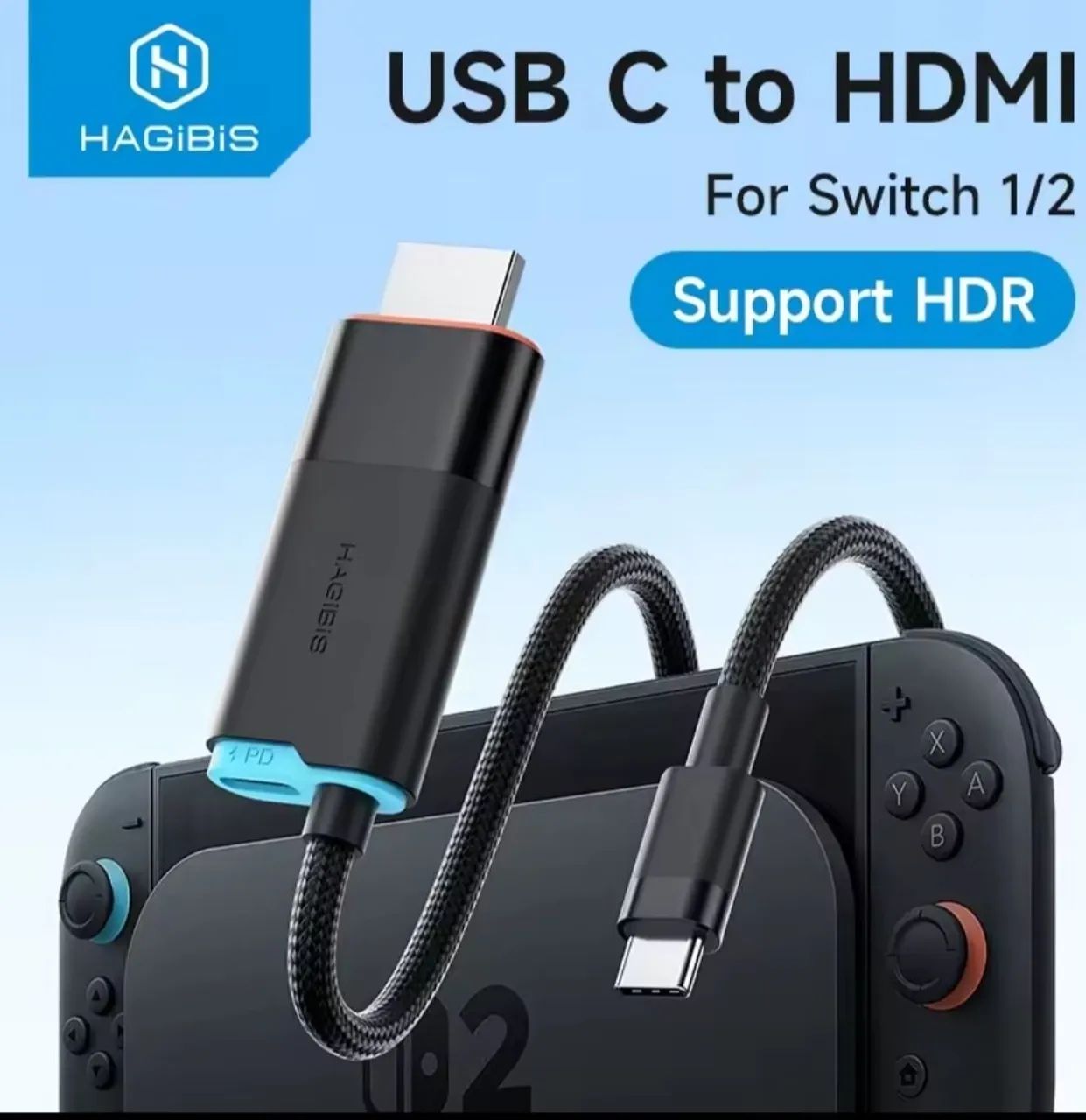 Dock Nintendo switch 2/rog ally/steam deck original hagibis  - Foto 3