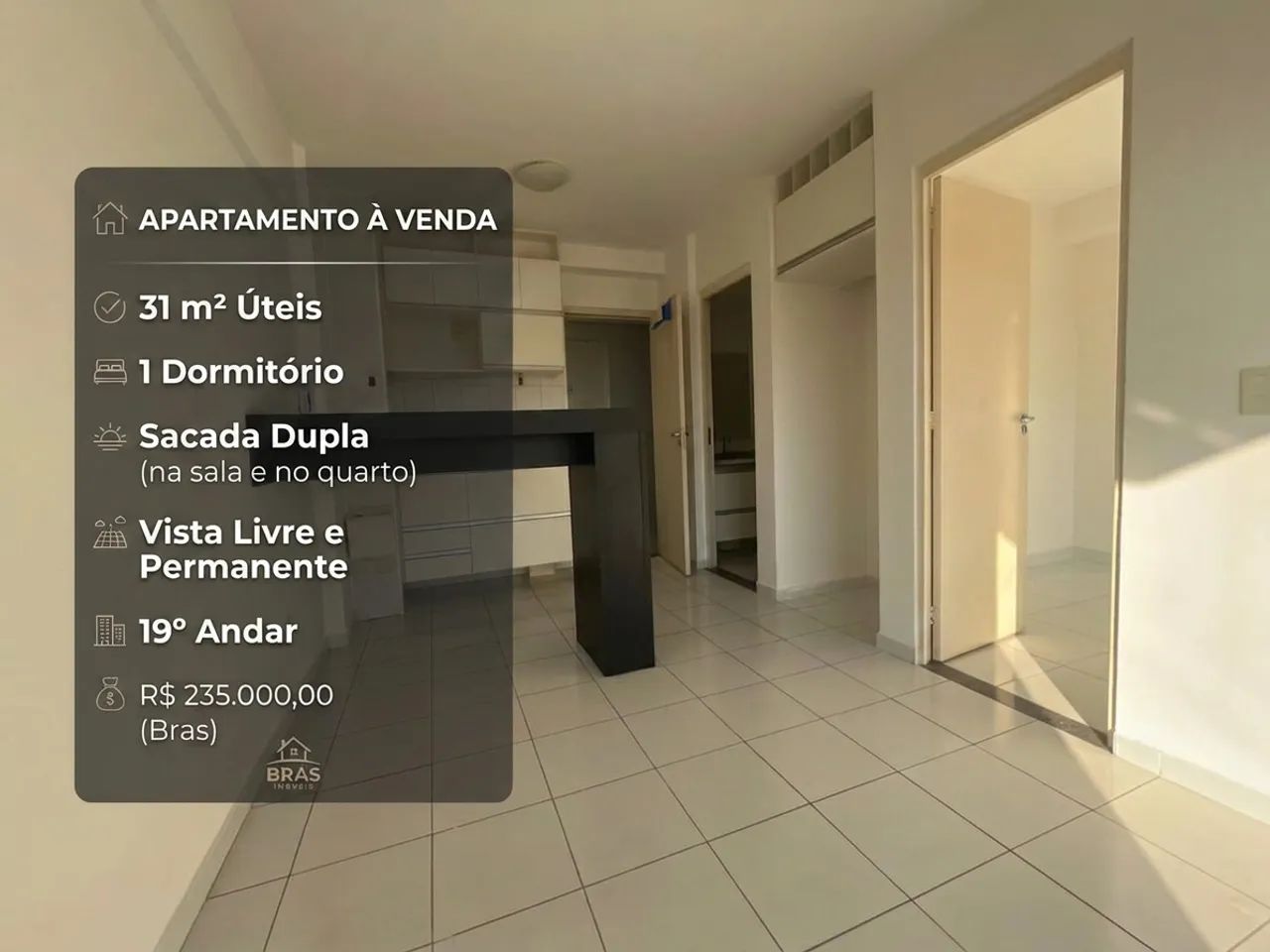 Apartamento para venda em Brás com 1 quarto, 31m² - Foto 3